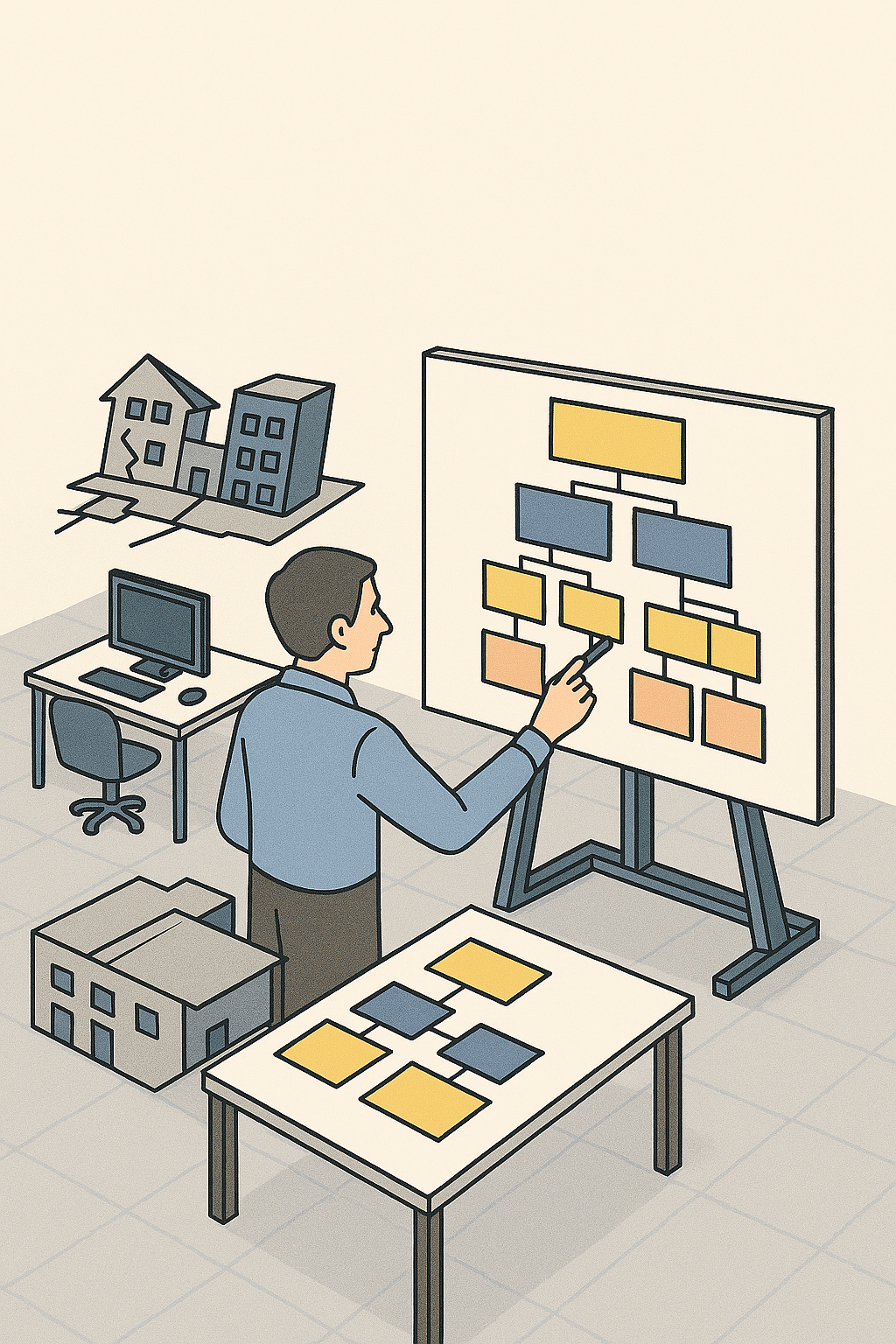 フローチャート作成イメージ図